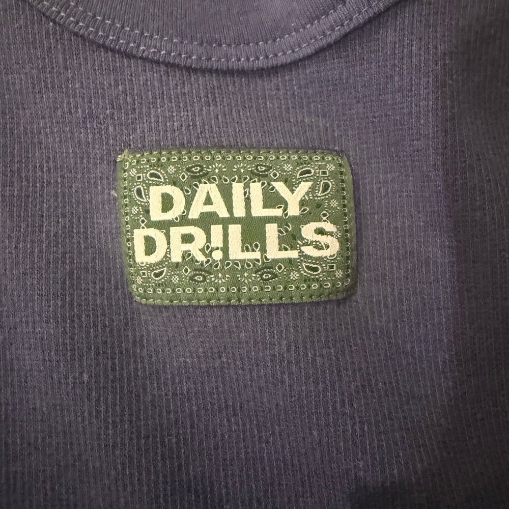 Daily Drills bandana navy tank - Picture 2 of 2